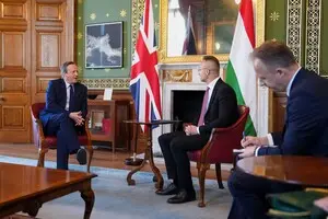 Кэмерон обсудил поддержку Украины с главой МИД Венгрии Сийярто