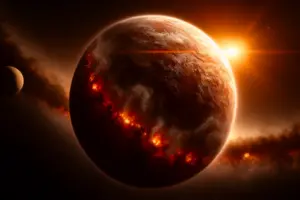 Астрономи вперше виявили атмосферу на кам'янистій екзопланеті