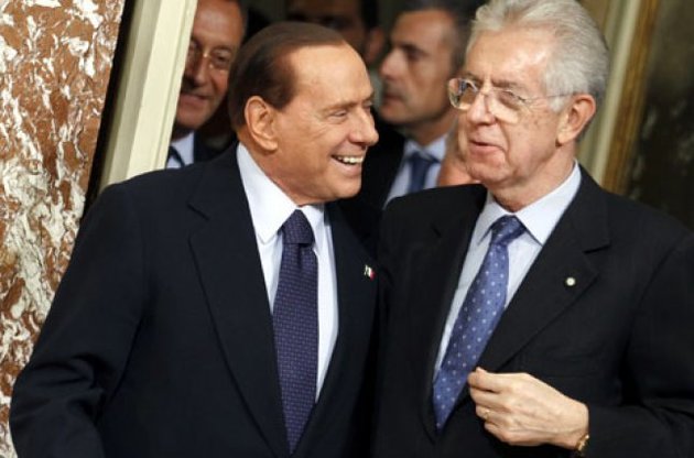 Монті відкинув пропозицію Берлусконі очолити правоцентристів