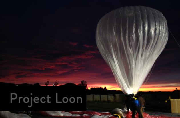 Google начала предоставлять доступ в интернет с помощью воздушных шаров