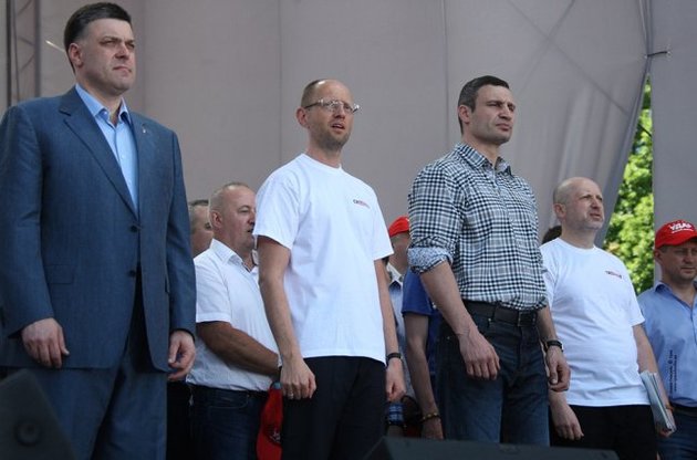 Яценюк уверен, что визит на Банковую не поссорит его с Кличко и Тягнибоком