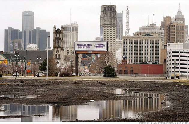 Детройт стал первым крупным городом США, объявившим о банкротстве