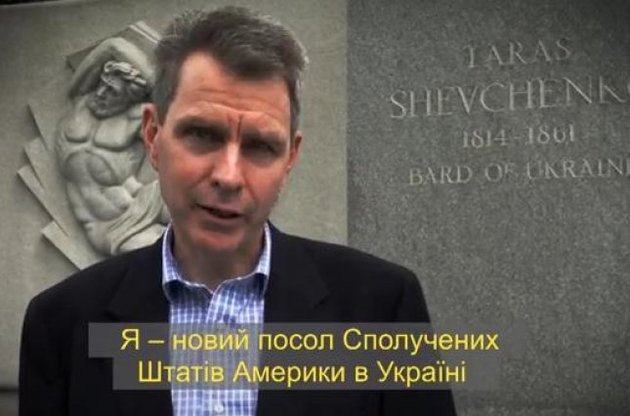 Новый посол США Джефф Пайетт представился украинцам, записав ролик о себе