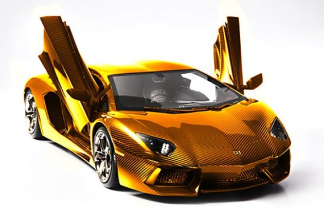 Lamborghini из чистого золота выставили на продажу в ОАЭ за 7,5 млн долларов