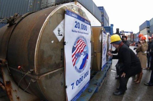 Росія продала США уран із 20 тисяч ядерних боєголовок