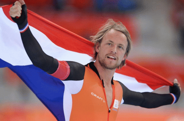 Голландские конькобежцы вновь оккупировали весь олимпийский пьедестал