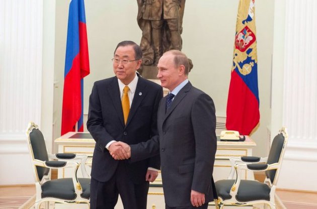 Генсек ООН выразил "глубочайшую озабоченность" в связи с событиями в Крыму