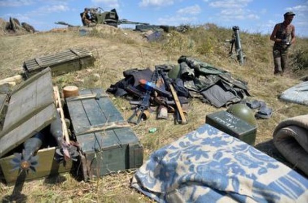 Позиции сил АТО обстреляли с территории России после разведывательного полета