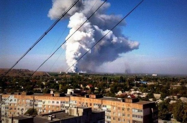 Мощность взрыва на Донецком химзаводе оценили в три тысячи тонн