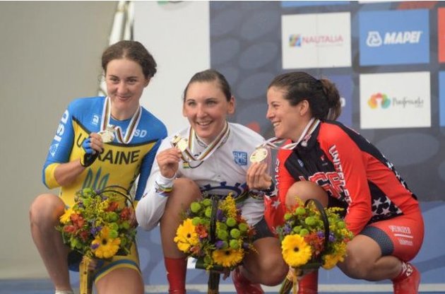 22-летняя луганчанка выиграла серебро чемпионата мира по велоспорту