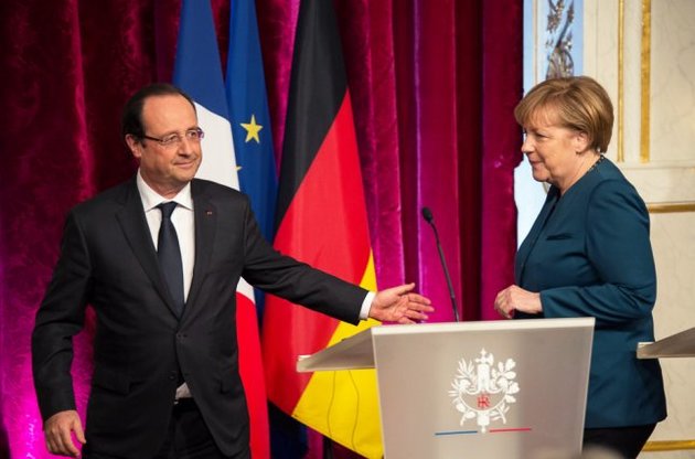 Меркель едет к Олланду обсудить ситуацию в Украине