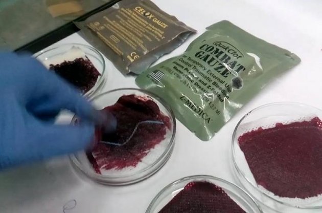 Украинские ученые-волонтеры создали уникальное кровоостанавливающее средство
