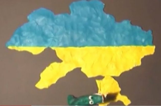 Діти створюють мультфільми про  Януковича-дракона і крокодила, який подавився Кримом