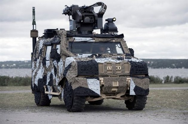 В Швеции создали рельефный камуфляж для военной техники