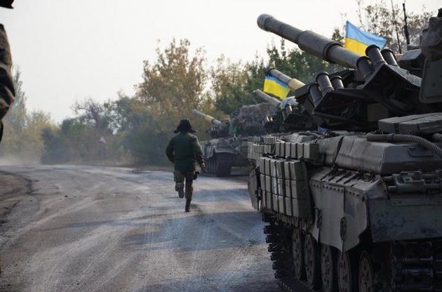 В зоне АТО в четверг начнется отвод танков на Донецком направлении