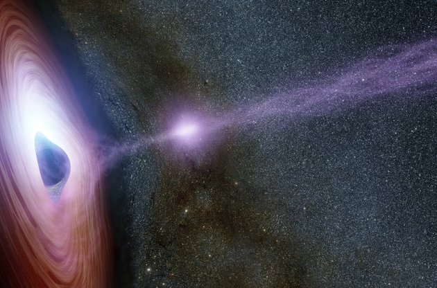 Астрономы "застукали" черную дыру в момент колоссального выброса