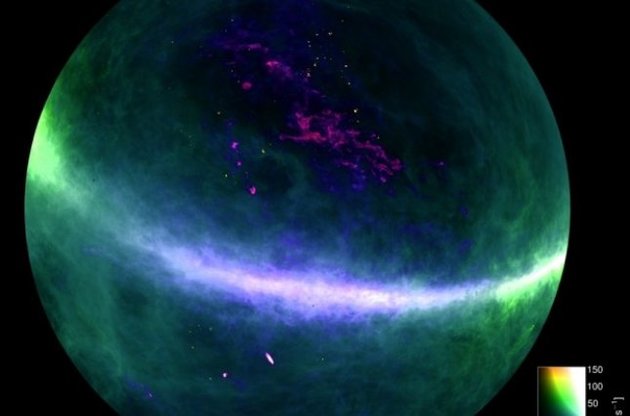 Астрофизики сняли водородное свечение северного полушария в рекордном разрешении