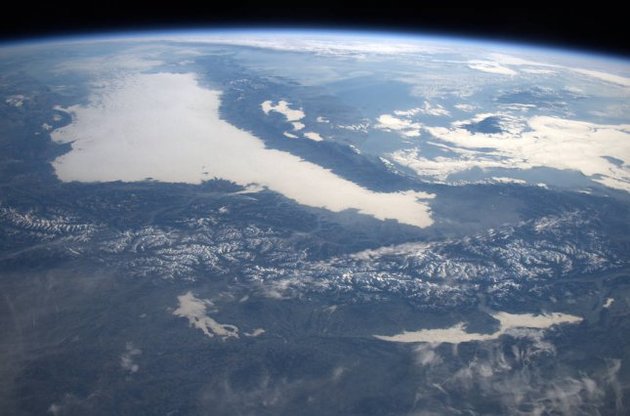 Астронавт ESA опублікував фото Альп з борту МКС