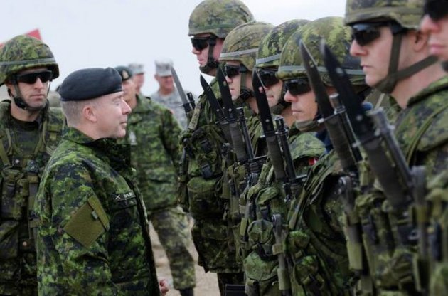 В Украину прибыли 200 канадских солдат для обучения военнослужащих ВСУ