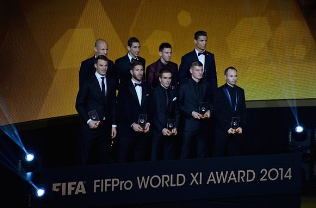 Стал известен состав символической сборной года по версии ФИФА