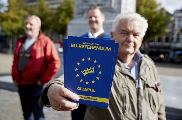Организаторы референдума в Нидерландах будут добиваться выхода из ЕС