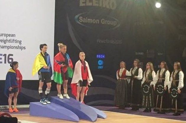 Украинка выиграла медаль в рывке на чемпионате Европы по тяжелой атлетике