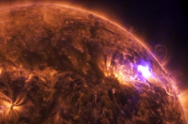 NASA опубликовало видео сверхвысокой четкости вспышки на Солнце