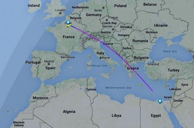 У мережі з'явилося відео ймовірного падіння лайнера EgyptAir - ЗМІ