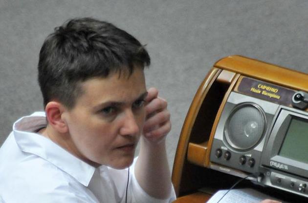 Савченко виступила за негайне припинення АТО на Сході України