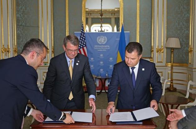 Міноборони України підписало з Пентагоном п'ятирічну Концепцію розвитку партнерства