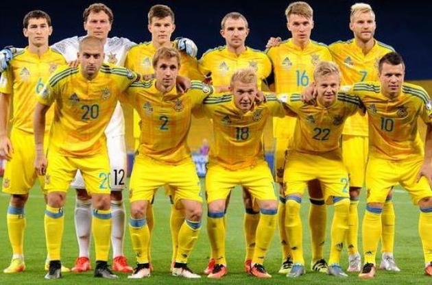 Сборная Украины поднялась на 29 место в рейтинге ФИФА