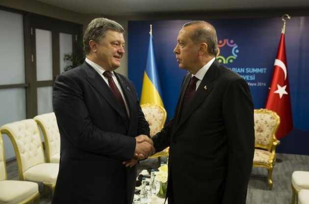 Эрдоган пообещал поддержку в восстановлении территориальной целостности Украины