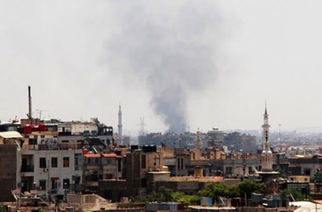 В Сирии к северу от Дамаска разбился военный самолет