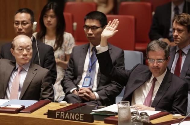 Франция обвинила Россию в злоупотреблении правом вето в СБ ООН
