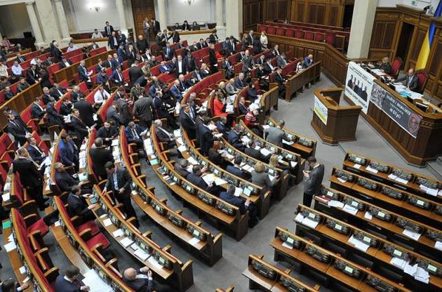 Депутаты Рады с пятой попытки согласилась продолжать вечернее заседание до исчерпания повестки дня