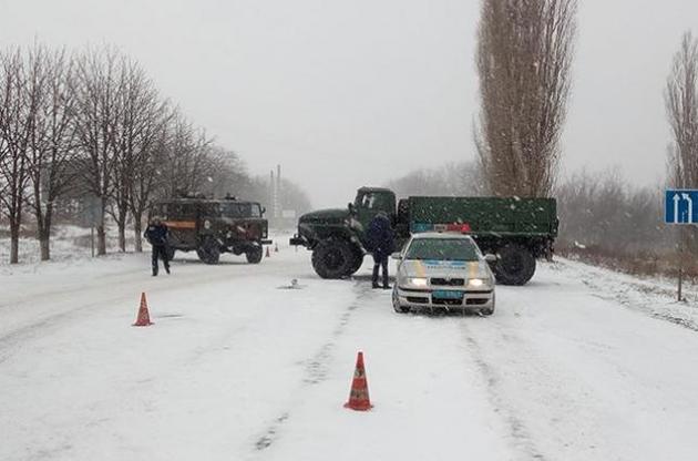 Молдова закрыла два КПП с Украиной из-за снегопада