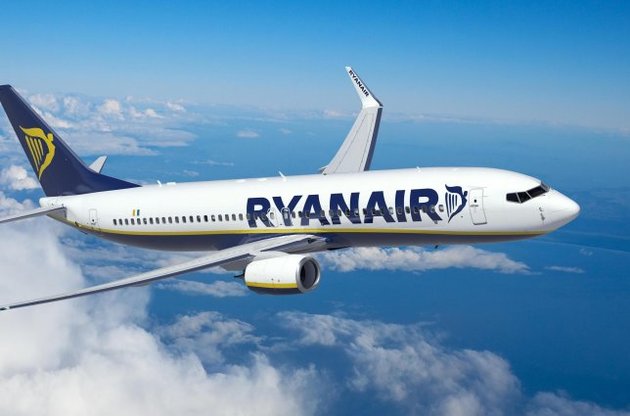 Ryanair пустить 11 рейсів з Києва та Львова