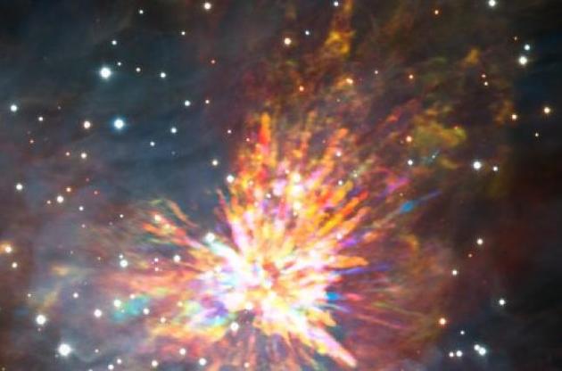 Астрономам впервые удалось увидеть взрыв новорожденной звезды