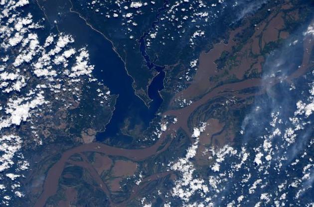 Астронавт NASA сделала снимок Амазонки из космоса
