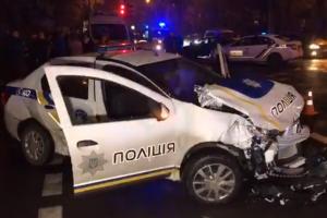 ДТП с участием патрульных в Киеве: пятеро пострадавших