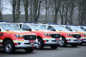 Спасателям ГСЧС передали три десятка спецавтомобилей Ford Ranger: фоторепортаж