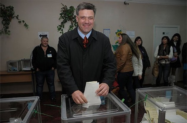 Тягнибок со второй попытки таки проголосовал за «Свободу»