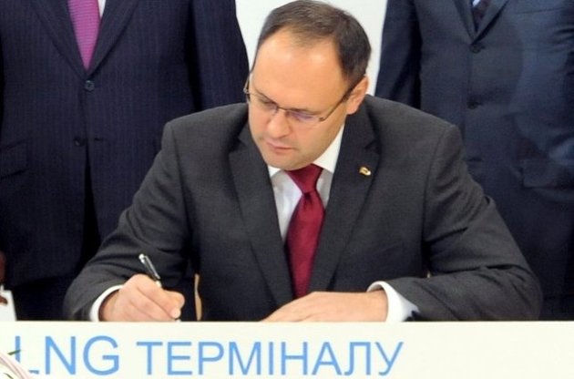 За скандал с проектом LNG-терминала Каськив получил выговор
