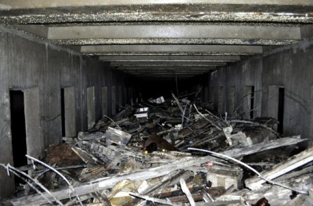 Почти 846 тонн мусора извлекли коммунальщики из подземного коллектора реки Лыбидь