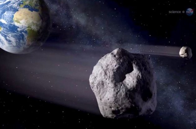 На Землю летит гигантский астероид