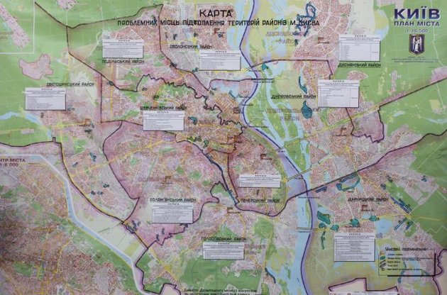 Визначено більше півсотні місць можливого затоплення в Києві (список і карта)