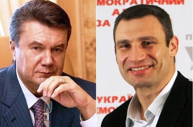 Президентские рейтинги Кличко и Януковича сравнялись