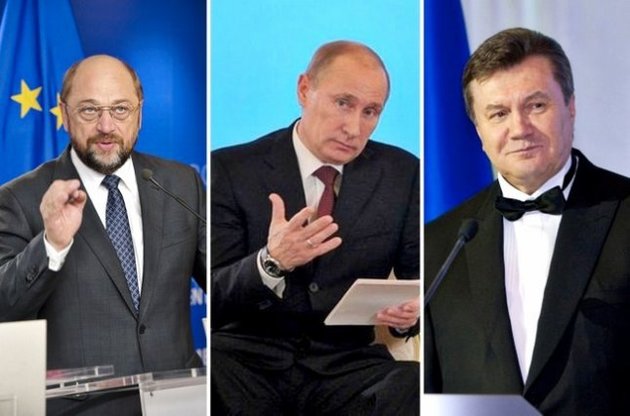 Януковичу позвонили с поздравлениями Путин и Шульц