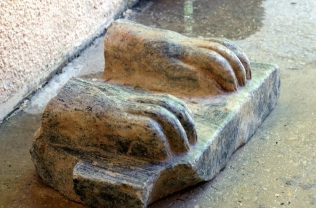 Фрагмент древнеегипетского сфинкса найден на территории Израиля