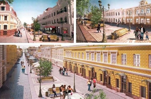 Улица Сагайдачного на киевском Подоле станет пешеходной уже осенью